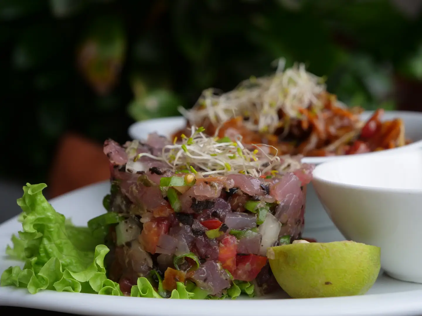 Présentation culinaire raffinée